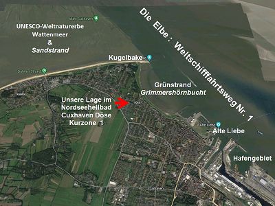 Lage in Cuxhaven
